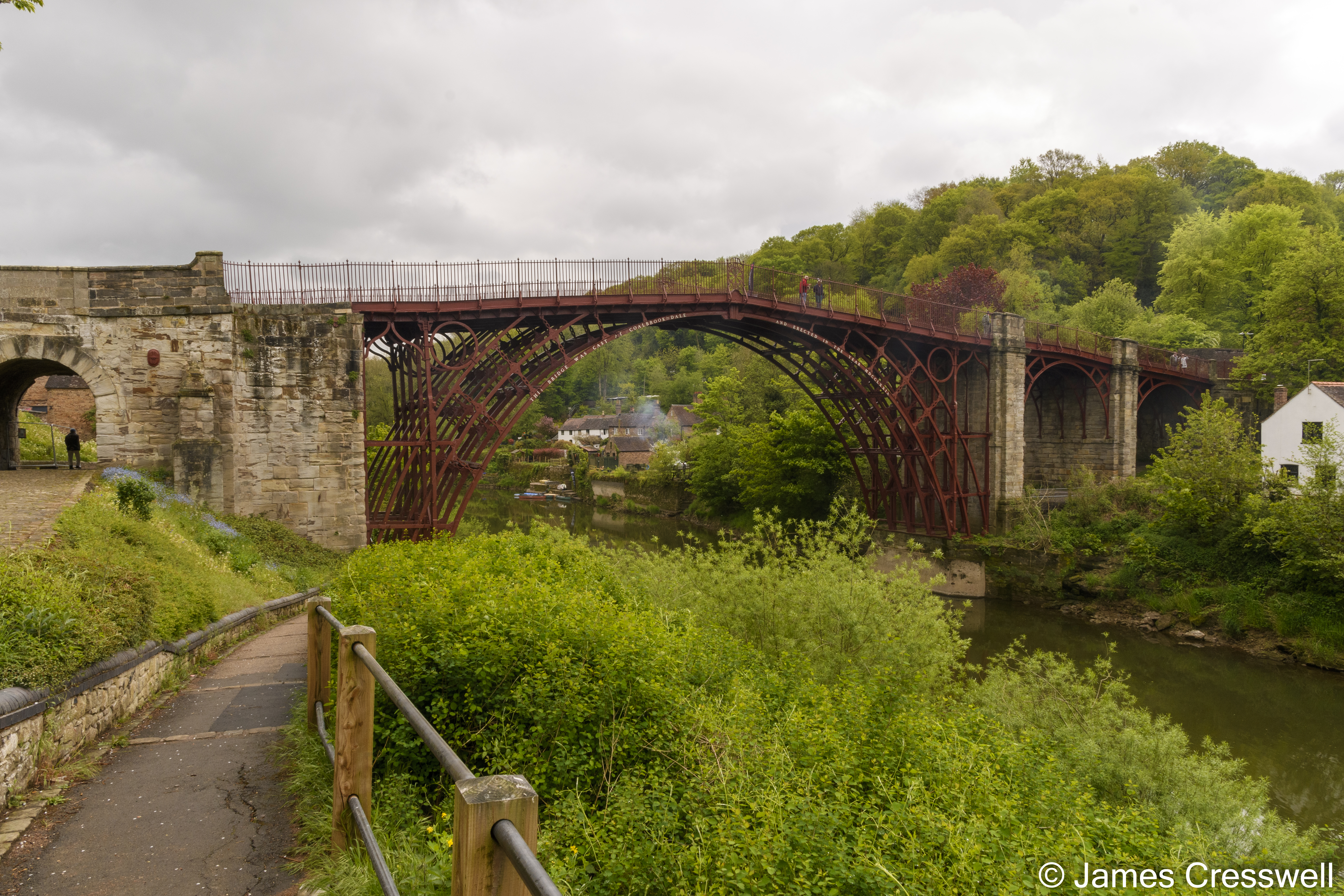 The iron bridge at Ironbridge